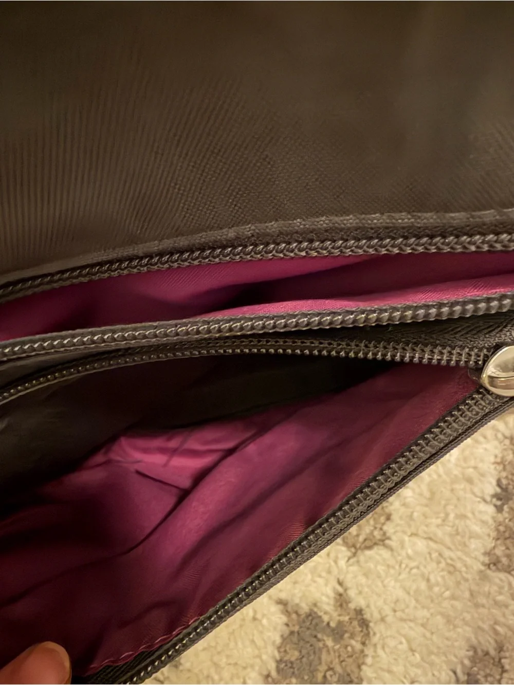 Baggallini Olive Green Modern Pocket Crossbody Organizer Bag with RFID liner